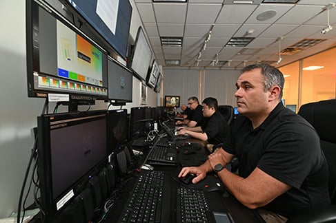 MSA emergency operations center with 24/7 bomb screening support