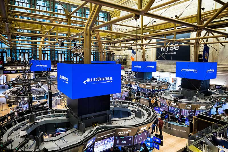 Allied Universal At The New York Stock Exchange, Ceo Steve Jones On ...